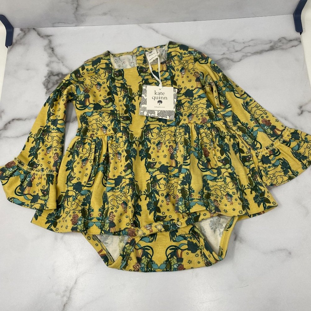 Kate Quinn Long Sleeve Bodysuit Garden Fairy Size 18-24M